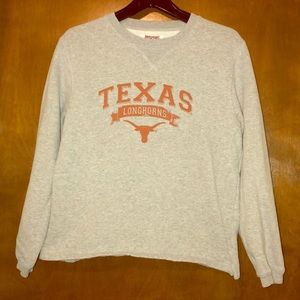 Gray UT longhorn pullover sweater